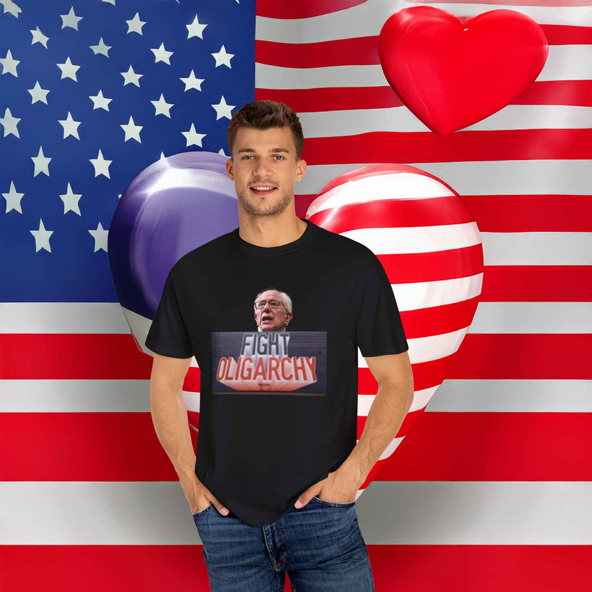 Bernie Sanders Fighting Oligarchy Shirt