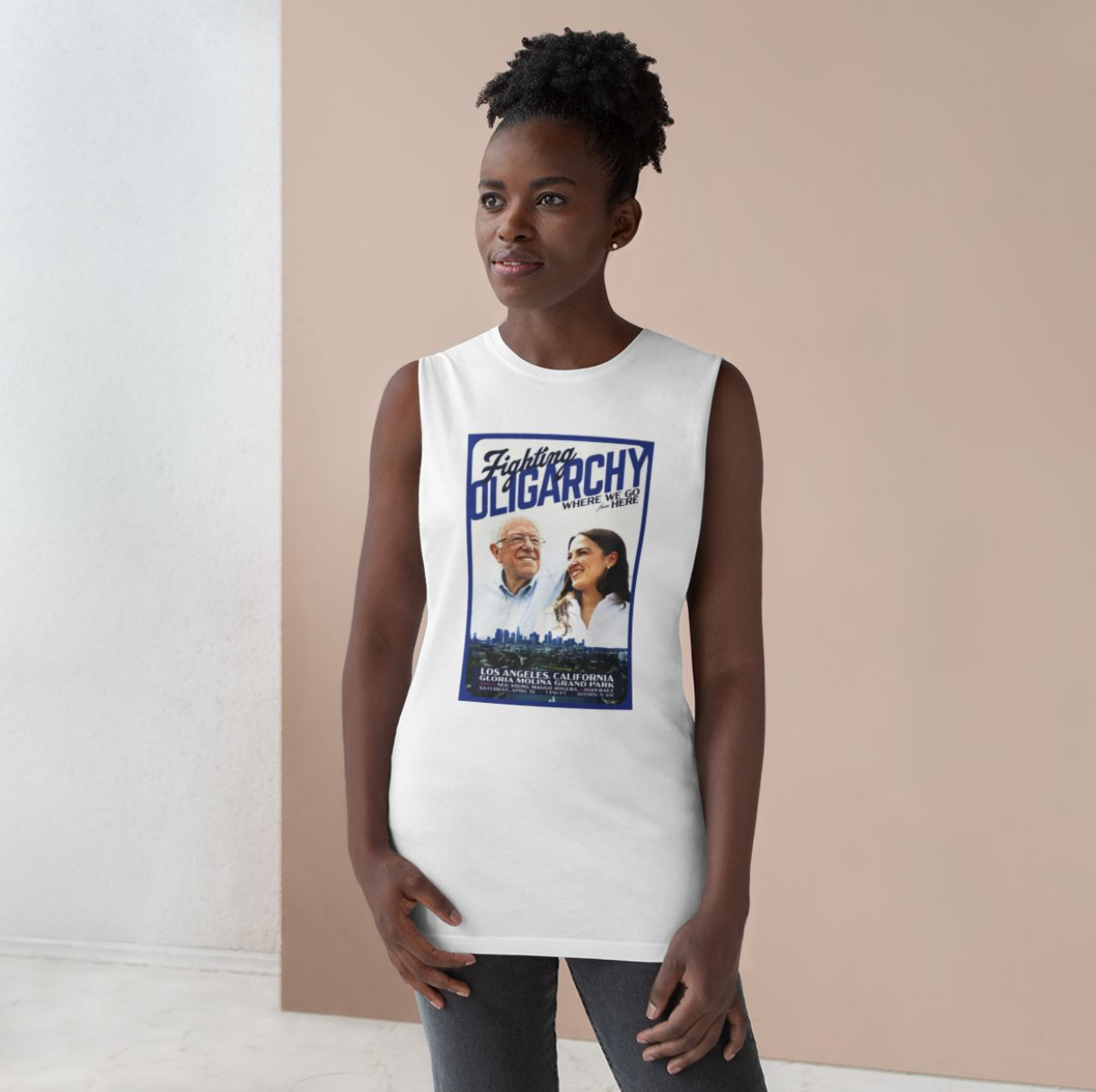 LA Fighting Oligarchy AOC Tank Top